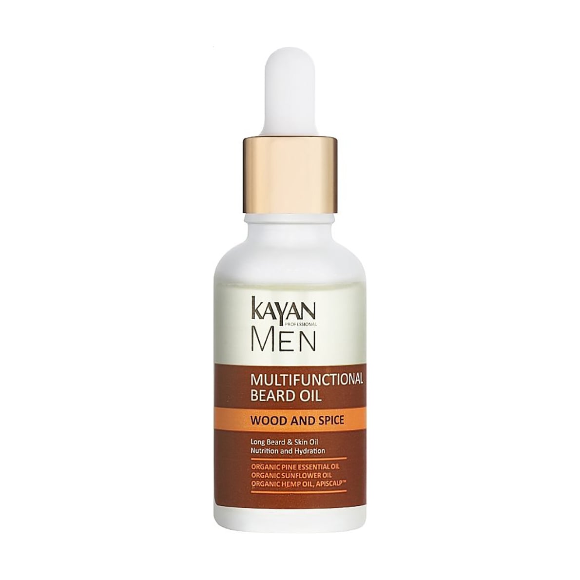 Чоловіча олія для бороди Kayan Professional Men Multifunctional Beard Oil, 30 мл